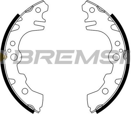 Bremsi GF0673 - Komplet kočnica, bubanj kočnice www.molydon.hr