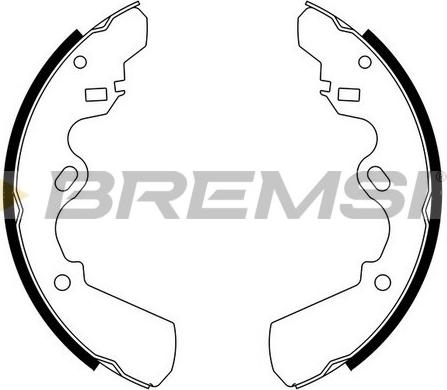 Bremsi GF0056 - Komplet kočnica, bubanj kočnice www.molydon.hr