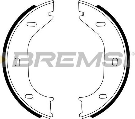 Bremsi GF0001 - Komplet kočionih obloga, rucna kočnica www.molydon.hr