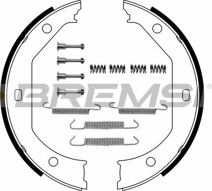 Bremsi GF0080-1 - Komplet kočionih obloga, rucna kočnica www.molydon.hr