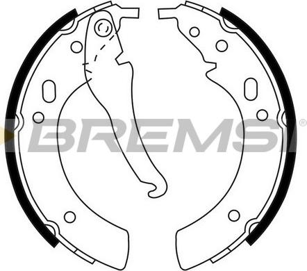 Bremsi GF0074 - Komplet kočnica, bubanj kočnice www.molydon.hr