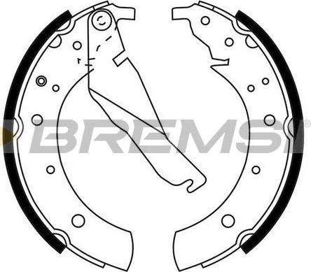 Bremsi GF0075 - Komplet kočnica, bubanj kočnice www.molydon.hr