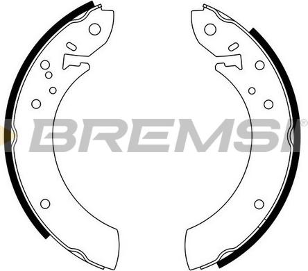 Bremsi GF0194 - Komplet kočnica, bubanj kočnice www.molydon.hr