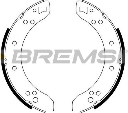 Bremsi GF0198 - Komplet kočnica, bubanj kočnice www.molydon.hr