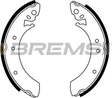 Bremsi GF0192 - Komplet kočnica, bubanj kočnice www.molydon.hr