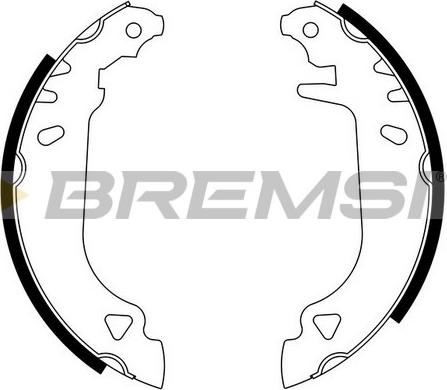 Bremsi GF0168 - Komplet kočnica, bubanj kočnice www.molydon.hr