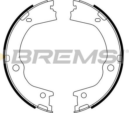 Bremsi GF0898 - Komplet kočionih obloga, rucna kočnica www.molydon.hr