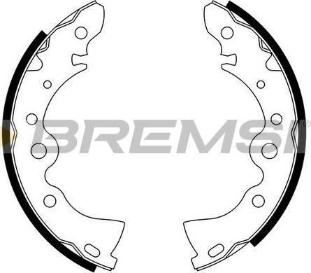 Bremsi GF0843 - Komplet kočnica, bubanj kočnice www.molydon.hr