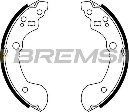 Bremsi GF0860 - Komplet kočnica, bubanj kočnice www.molydon.hr