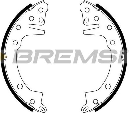 Bremsi GF0811 - Komplet kočnica, bubanj kočnice www.molydon.hr