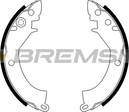 Bremsi GF0812 - Komplet kočnica, bubanj kočnice www.molydon.hr