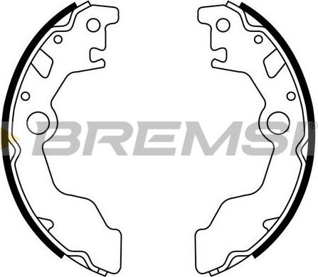 Bremsi GF0888 - Komplet kočnica, bubanj kočnice www.molydon.hr