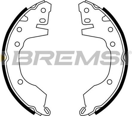 Bremsi GF0820 - Komplet kočnica, bubanj kočnice www.molydon.hr