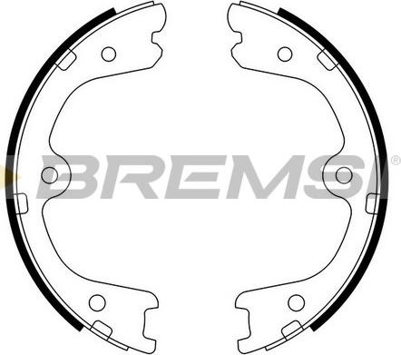 Bremsi GF0873 - Komplet kočionih obloga, rucna kočnica www.molydon.hr