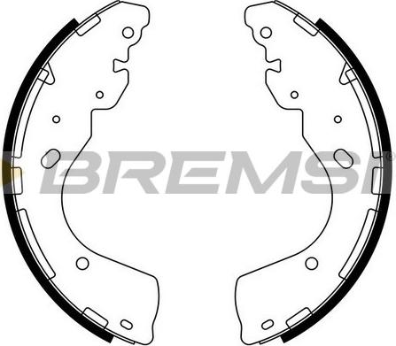 Bremsi GF0877 - Komplet kočnica, bubanj kočnice www.molydon.hr