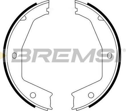 Bremsi GF0397 - Komplet kočionih obloga, rucna kočnica www.molydon.hr