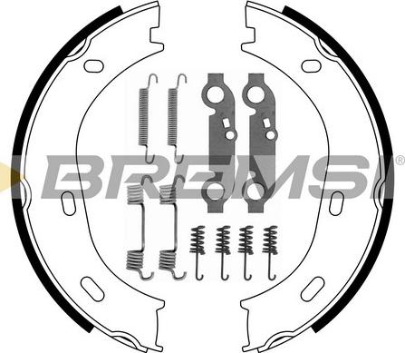 Bremsi GF0301-1 - Komplet kočionih obloga, rucna kočnica www.molydon.hr