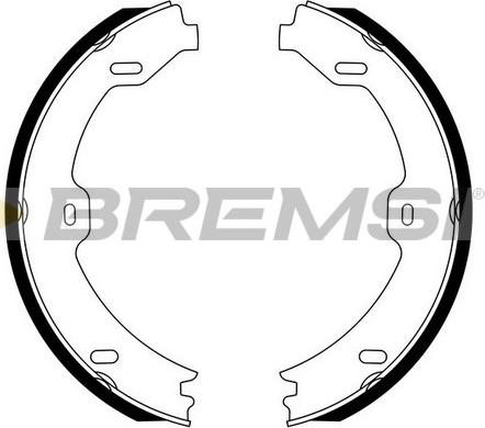 Bremsi GF0312 - Komplet kočionih obloga, rucna kočnica www.molydon.hr