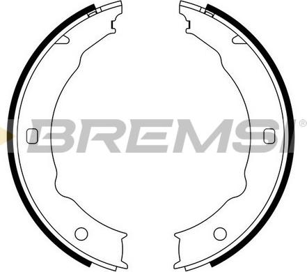 Bremsi GF0387 - Komplet kočionih obloga, rucna kočnica www.molydon.hr