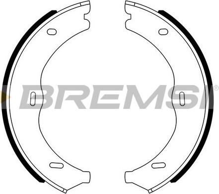 Bremsi GF0320 - Komplet kočionih obloga, rucna kočnica www.molydon.hr