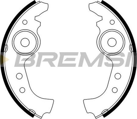 Bremsi GF0290 05/10 - Komplet kočnica, bubanj kočnice www.molydon.hr