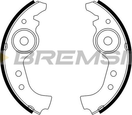 Bremsi GF0290 - Komplet kočnica, bubanj kočnice www.molydon.hr