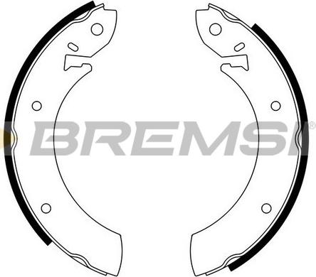 Bremsi GF0206 - Komplet kočnica, bubanj kočnice www.molydon.hr