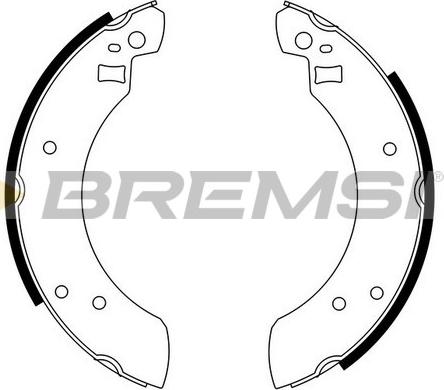 Bremsi GF0201 - Komplet kočnica, bubanj kočnice www.molydon.hr