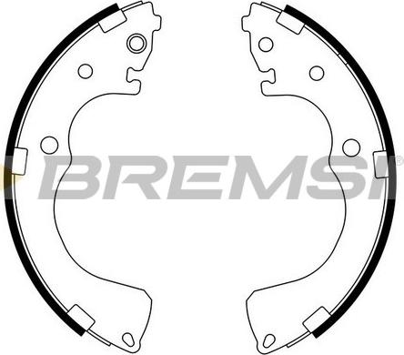 Bremsi GF0795 - Komplet kočnica, bubanj kočnice www.molydon.hr