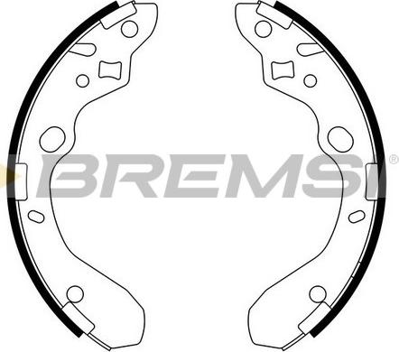 Bremsi GF0792 - Komplet kočnica, bubanj kočnice www.molydon.hr