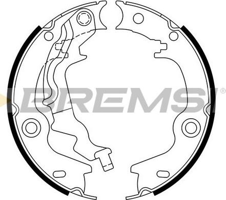 Bremsi GF0759 - Komplet kočionih obloga, rucna kočnica www.molydon.hr