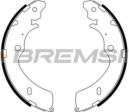 Bremsi GF0756 - Komplet kočnica, bubanj kočnice www.molydon.hr