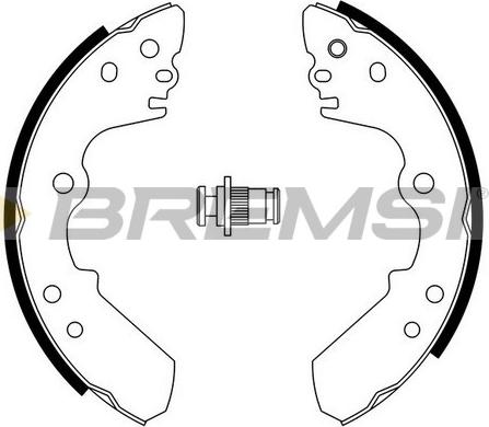 Bremsi GF0750 - Komplet kočnica, bubanj kočnice www.molydon.hr