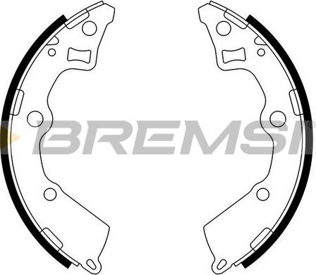 Bremsi GF0767 - Komplet kočnica, bubanj kočnice www.molydon.hr