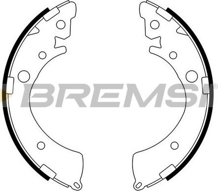 Bremsi GF0709 - Komplet kočnica, bubanj kočnice www.molydon.hr