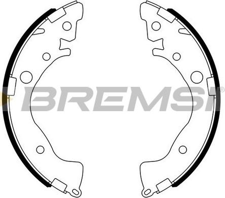 Bremsi GF0719 - Komplet kočnica, bubanj kočnice www.molydon.hr