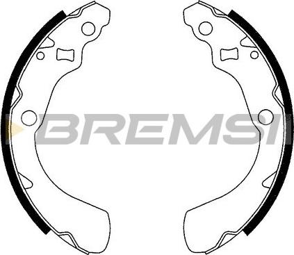 Bremsi GF0710 - Komplet kočnica, bubanj kočnice www.molydon.hr