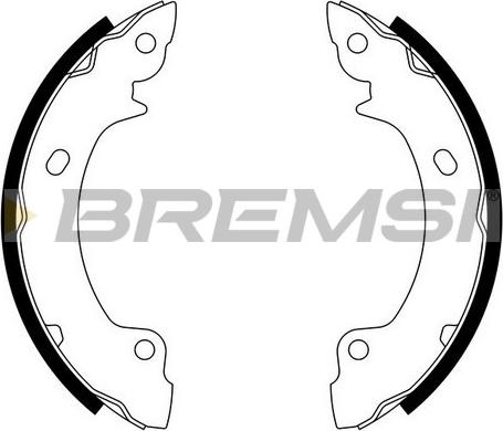 Bremsi GF0731 - Komplet kočnica, bubanj kočnice www.molydon.hr