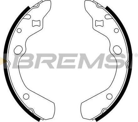 Bremsi GF0775 - Komplet kočnica, bubanj kočnice www.molydon.hr