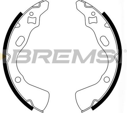 Bremsi GF0770 - Komplet kočnica, bubanj kočnice www.molydon.hr