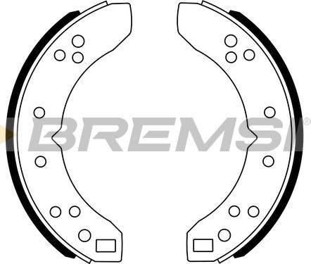 Bremsi GF1120 - Komplet kočnica, bubanj kočnice www.molydon.hr