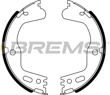 Bremsi GF1122 - Komplet kočnica, bubanj kočnice www.molydon.hr