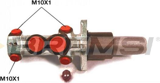 Bremsi PB0125 - Glavni kočioni cilindar www.molydon.hr