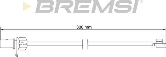 Bremsi WI0944 - Signalni kontakt, trosenje kočione plocice www.molydon.hr