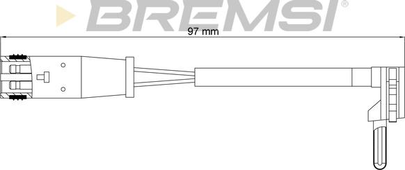 Bremsi WI0945 - Signalni kontakt, trosenje kočione plocice www.molydon.hr