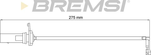 Bremsi WI0951 - Signalni kontakt, trosenje kočione plocice www.molydon.hr