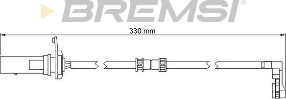 Bremsi WI0953 - Signalni kontakt, trosenje kočione plocice www.molydon.hr