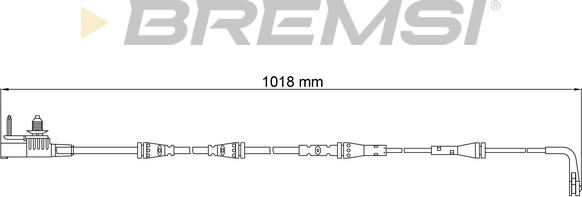 Bremsi WI0957 - Signalni kontakt, trosenje kočione plocice www.molydon.hr