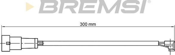 Bremsi WI0912 - Signalni kontakt, trosenje kočione plocice www.molydon.hr