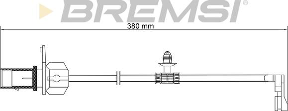 Bremsi WI0973 - Signalni kontakt, trosenje kočione plocice www.molydon.hr